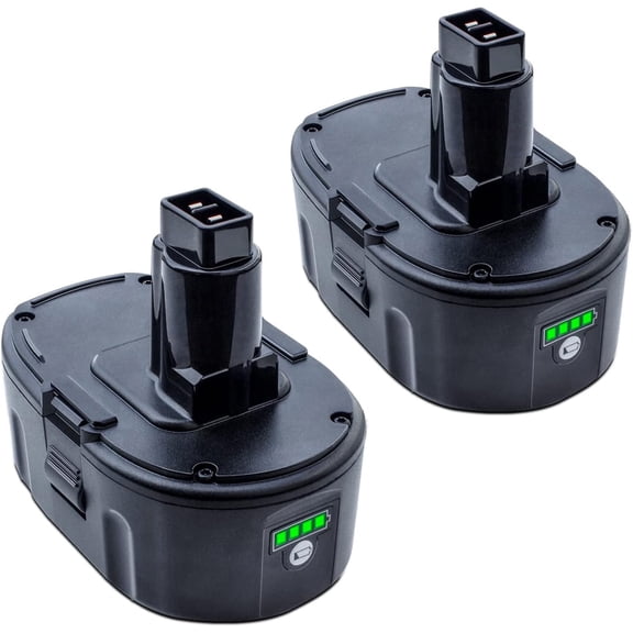 FSKE 7.0Ah 18V Battery Replacement for DW, 18V Lithium Ion Battery Compatible with DC9096 DC9098 DC9099 DW9095 DW9096 DW9098 Cordless Tools 2Packs