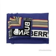 thumbnail image 2 of Burberry Ribbon Denim Blue England Heritage Stripe Cotton Wrap Scarf, 2 of 5
