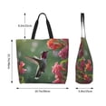 thumbnail image 6 of Fuzoiu Humming Bird 1 Print Tote Bags for Women,Shoulder Bag, Gym Tote,Top Handle Ladies Shoulder Bags for Work Beach Travel and Shopping Grocery, 6 of 9