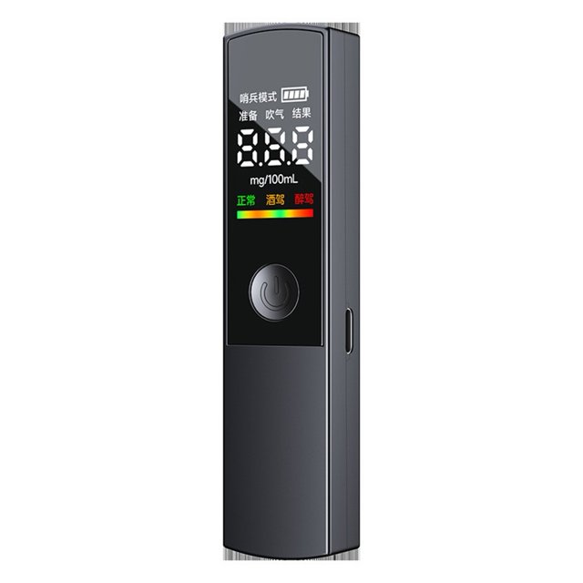 Controlador portátil Drunk Breath Alcohol Tester recargable digital sin contacto