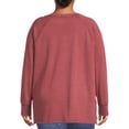 thumbnail image 3 of Terra & Sky Women's Plus Size French Terry Sweatshirt, 3 of 5