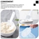 thumbnail image 4 of 6 palas para hielo de fondo plano, multiusos, para cocina (blancas), 4 of 7