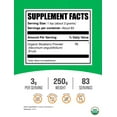thumbnail image 4 of BulkSupplements Organic Blueberry Powder - 3g per Serving - 250 Grams (8.8 oz) - 83 Servings, 4 of 6