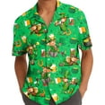 thumbnail image 5 of Patricks Day Hawaiian Shirts for Men, Leprechaun Hawaiian Shirt, St. Patrick's Day Hawaiian Shirt for Men, Irish Hawaiian Shirt, 5 of 7