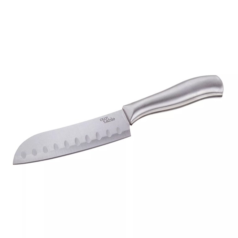 Our Table 2 Piece Stainless Steel Santoku Knife Set