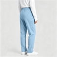thumbnail image 6 of YYDGH Scrub Pants for Women Straight Leg Elastic High Waist Soft Stretch Scrub Pants with Pockets Casual Lounge Trousers, 6 of 8