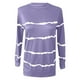 thumbnail image 4 of Puntoco moda mujer cuello redondo manga larga camiseta otoño estampado blusa suelta tops Puntoco Puntoco-4510, 4 of 5