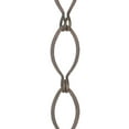 thumbnail image 2 of B&P Lamp® Light Duty Oval Shape Chain W/Antique Finish, Ft., 2 of 2