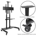 thumbnail image 5 of Mount Factory Rolling TV Stand Mobile TV Cart for 55" - 80" Plasma Screen, LED, LCD, OLED, Curved TV's - Universal Mount with Wheels, 5 of 7
