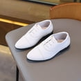 thumbnail image 7 of Gubotare Big Boys Dress Shoes Boy School Shoes Kids Oxford School Uniform Loafer Girls Church Dress Shoes Size 1.5 (White,Big Kids 1.5), 7 of 7