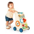 thumbnail image 1 of B. toys – Wooden Activity Walker – 7 Educational Activities – Learning & Walking Toy for Toddlers – Stand, Push, Walk – 1 Year + – Little Learning Steps, 1 of 5