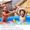 thumbnail image 4 of 50 Pcs Balles d'Eau 2 Pouces Balles en Coton Doux Colorées Réutilisables Jouets d'Été pour Enfants avec Sac de Rangement en Filet pour Piscine Plage Pelouse, 4 of 11