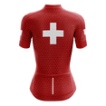 thumbnail image 2 of Chandail de Cyclisme pour Femmes Suisse - 6TG, 2 of 3