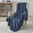 thumbnail image 1 of Manta polar Blanket Bedsure XL, color azul mineral, 300 g/m², 130 x 180 cm, 1 of 4