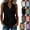 25# Black, variant on 2026 Women’s Summer Wrap Tank Top Ruched Tie Side V Neck Sleeveless Casual Vacation Blouses Loose Fit Pink S