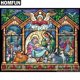 thumbnail image 1 of HOMFUN-pintura de diamante 5D DIY "Jesús religioso", cuadrados o redondos de imitación bordado de diamantes, estilo punto de cruz 5D, decoración del hogar, A00856, 1 of 3