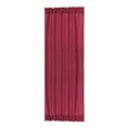 thumbnail image 7 of PiccoCasa Blackout Curtains Rod Sliding Door Drapes Rod Pocket, Burgundy W25" x L72", 7 of 7