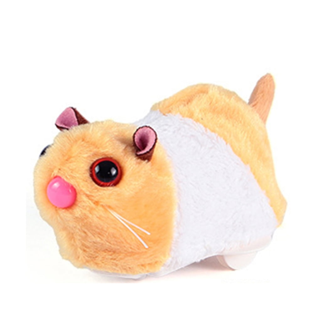 Electronic robot toy resembling a hamster outlet