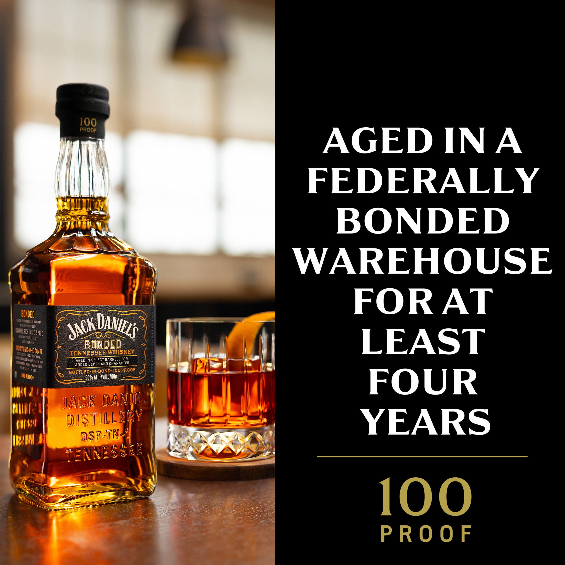 Jack Daniel's, Tennessee Whiskey, Bonded, 700 mL, 100 Proof