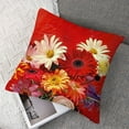 thumbnail image 7 of nygtbtfer Colorful Flowers Pillow Covers, Throw Pillow Cases  Square Pillowcases Set of 2 for Home Decorative Living Room Sofa Bedroom Outdoor White, 7 of 7