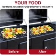 thumbnail image 3 of Durable Non-Stick BBQ Veggies Basket 1 Pc,Grill Basket for Outdoor Grill,Rectangular Grilling Tray with Handle,Heavy Duty Grill Basket with Holes,Stainless Steel Barbecue Basket for Camping, 3 of 7