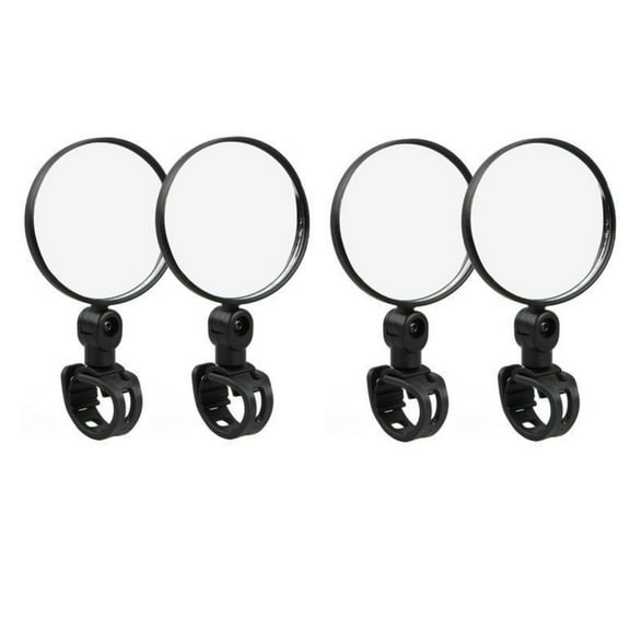 4Pcs Bike Rearview Mirror Set, 360° Rotatable Handlebar Cycling Mirrors
