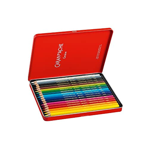 CREATIVE ART MATERIALS Caran D'ache Supracolor Metal Box Set Of 18