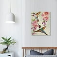 thumbnail image 4 of Nawypu   Birds Canvas Wall Art Hummingbird with Flowers Pictures Wall Decor Vintage Animals Artwork for Bedroom Living Room Decorations Ready to Hang, 4 of 5