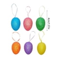 thumbnail image 3 of 12PC Glitter Foam Easter Egg Ornaments - Sparkling Hanging Eggs for Easter Tree Decorations, Basket Fillers, DIY Crafts, and Party Supplies in 6 Vibrant Colors, 3 of 6