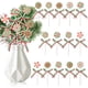 thumbnail image 1 of Palillos navideños de madera TICIAGA, 14 unidades, decoración de caramelos rojos y verdes, 1 of 5