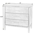 thumbnail image 4 of Butler Specialty Company Lennon 3 Drawer Rounded Leg Wood Dresser - Soft Brown, 4 of 7