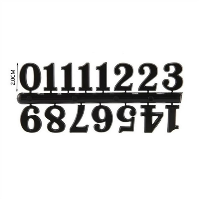 Bgsha DIY Clock Numbers Roman Numerals Quartz Needle Wall Clocks Replacement Parts