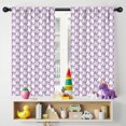 thumbnail image 5 of Blackout Kids Curtains,White and Purple Unicorn Pattern Childrens Insulated Curtains Set Of 2,Bedroom Essentials,Toddler Room Decor 42"x54", 5 of 5