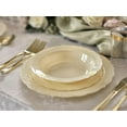 thumbnail image 2 of " OCCASIONS " 60 Pieces Bowls Pack, Disposable Wedding Party Bowls (12oz Soup Bowl, Verona in Ivory), 2 of 9