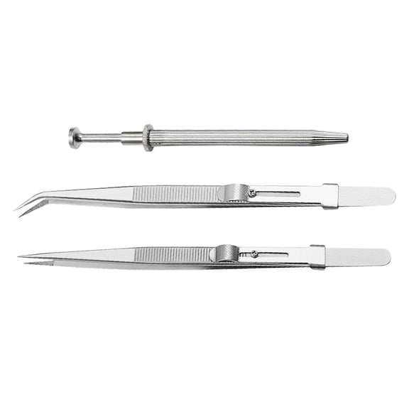 HINTRMENT Gem Grabbing Set Tweezers For Professional Jewelers And Craftsmen