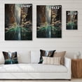 thumbnail image 4 of Designart "Canyon Depths" Landscape & Nature Print on Natural Pine Wood, 4 of 5