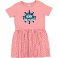 thumbnail image 3 of Inktastic Papa's First Mate Girls Toddler Dress, 3 of 5