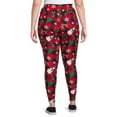 thumbnail image 3 of Terra & Sky Women's Plus Size Printed Leggings, 3 of 5