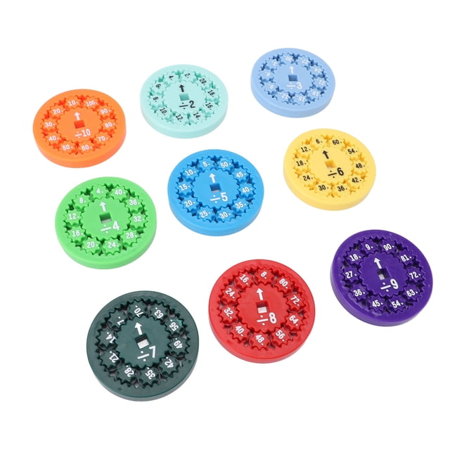 Math Facts Rotation Toy, Colorful Engaging Interactive Math Learning Education Game Designed for Math Education Crafting Quality Materials Education Toys Game for Applicable