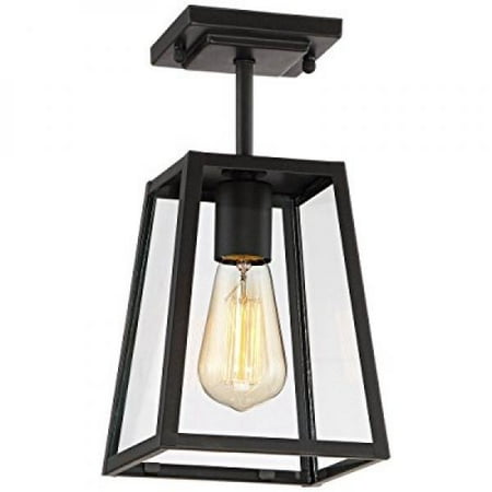 Arrington 6 Wide Mystic Black Outdoor Ceiling Light