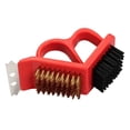thumbnail image 7 of BBQ Grill Cleaning Brush 3-in-1 Grill Scrubber with Nylon Bristles and Scraper Ergonomic Grilling Cleaner Tool for All Grill Types Outdoor Cooking Camping, 7 of 7