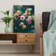 thumbnail image 5 of Qisvanset 12x16 Inch Pink Yellow Daffodil Canvas Painting Wall Art, 5 of 5