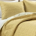 thumbnail image 2 of Lush Decor Mid Century Modern Geo Reversible Quilt Yellow 3Pc Set King/Cal King, 2 of 10