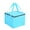 Blue, variant on Large Insulated Food Bag with Aluminum Foil Lining | 30x30x35cm Thermal Storage Carrier for Picnics, Work Lunches & Outdoor Meals | Portable Cooler & Warmer Bag