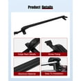 thumbnail image 3 of CCIYU Roof Rack Crossbar Universal 48" Window Frame Roof Rack 2pcs Aluminum Car Top Luggage Carrier, 3 of 8