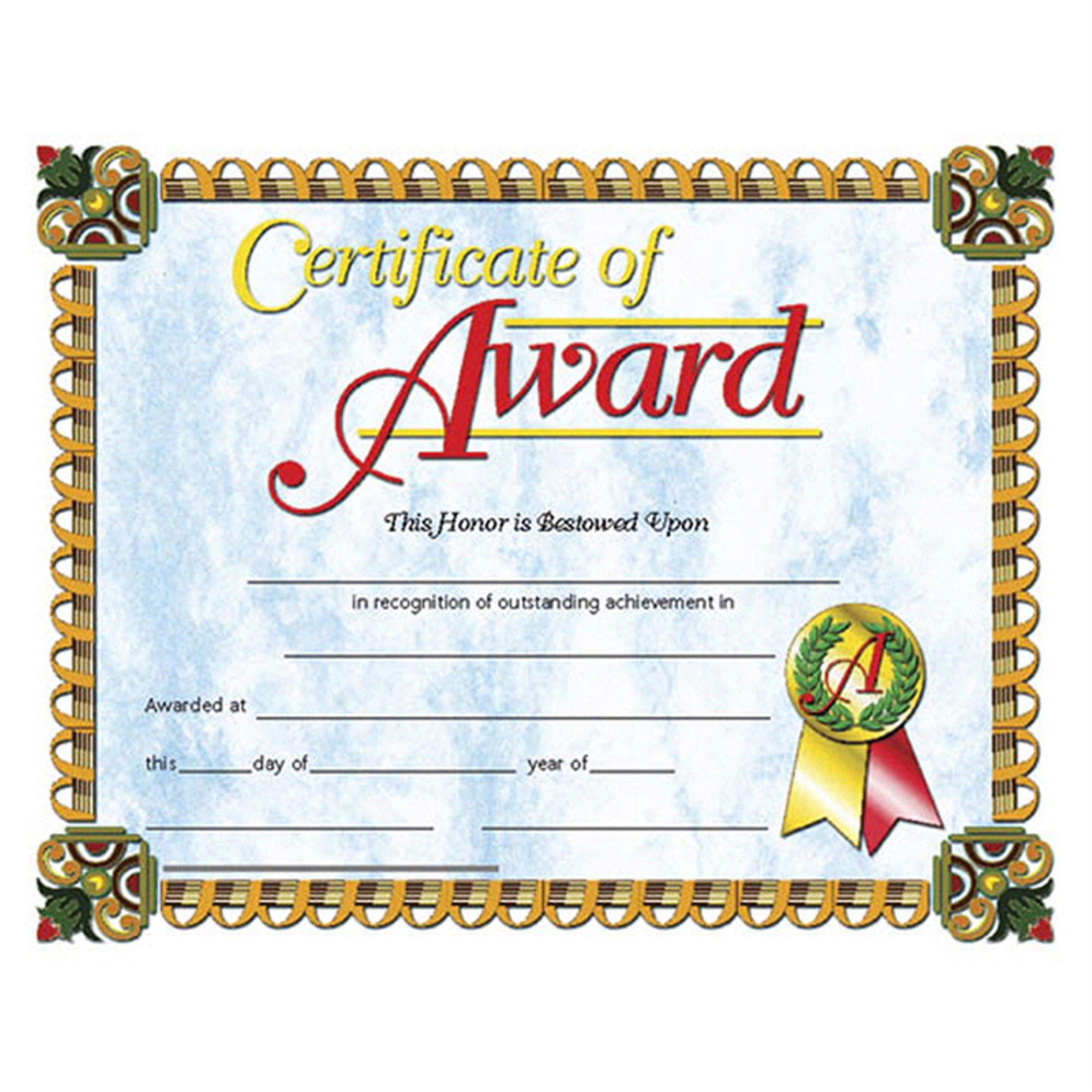 Inc 30 TREND enterprises Certificate of Recognition Colorful Classics Cert's 