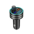thumbnail image 2 of Binmer Multi-Functional Car Charger,FM Transmitter,Radio Adapter, Bluetooth 5.0 Music Player, With Hands- Call, USB Interface And Type-C Interface, 2 of 7