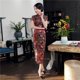 thumbnail image 1 of Vestido cheongsam con diez hebillas, cheongsam, ropa de verano, etiqueta larga, corte ajustado, 1 of 6