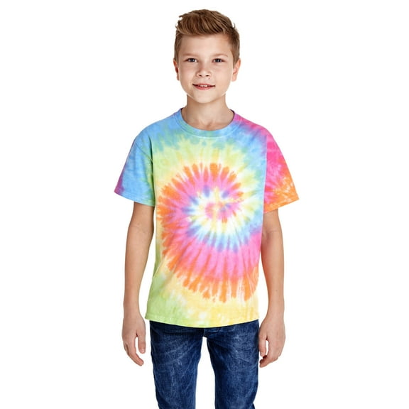 Tie-Dye Youth 5.4 oz. 100% Cotton T-Shirt - CD100Y
