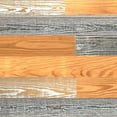 thumbnail image 3 of HomeRoots 478471 0.25 x 5 x 48 in. Thermo Treated Gold Whitewash & Gray Mixed Color Wood Wall Plank Set, 3 of 5